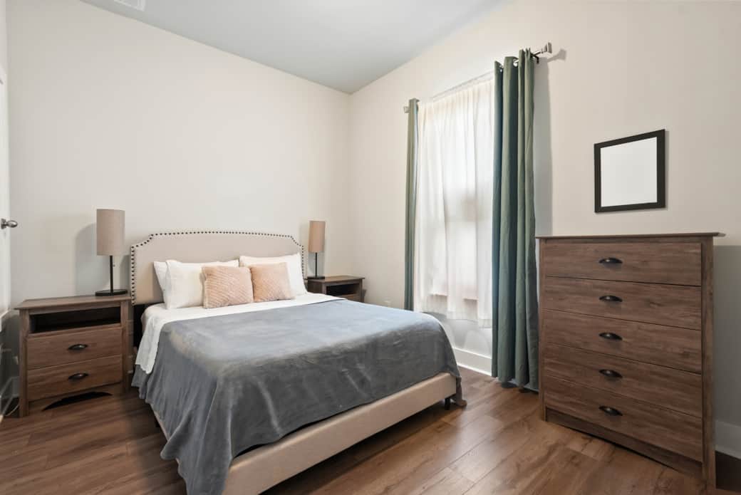 Secondary bedroom with its own flat screen TV