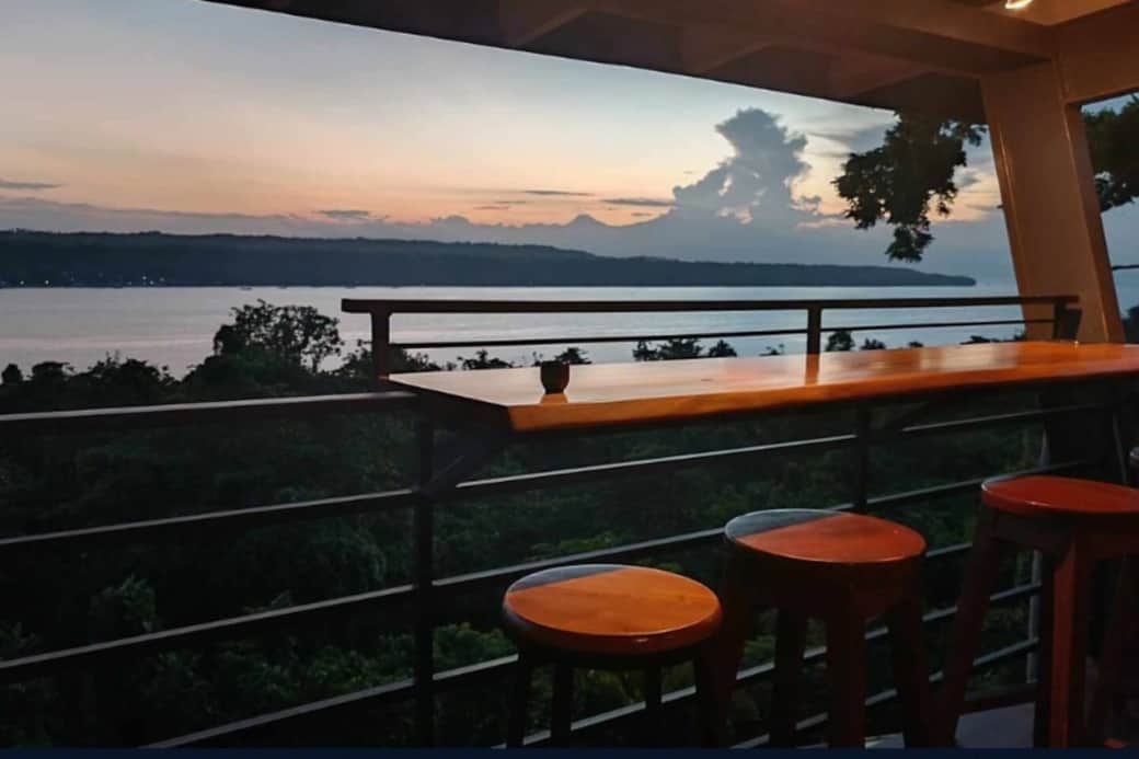 Enjoy the Davao Gulf ever changing sunsets or your morning coffee from the main overlooking veranda!... Enjoy the Davao Gulf ever changing sunsets or your morning coffee from the main overlooking veranda!...