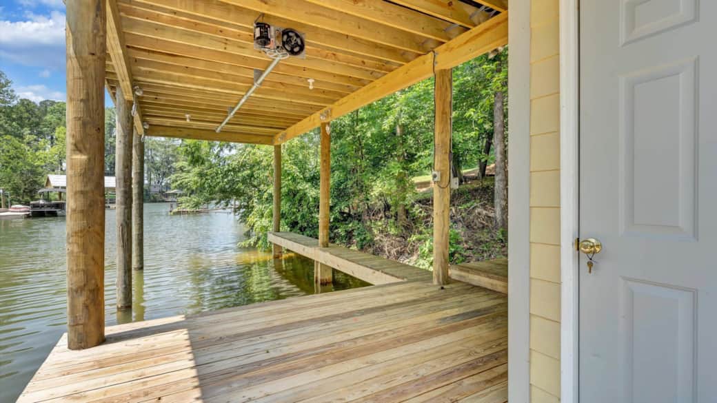 Large Dock with Boat Slip