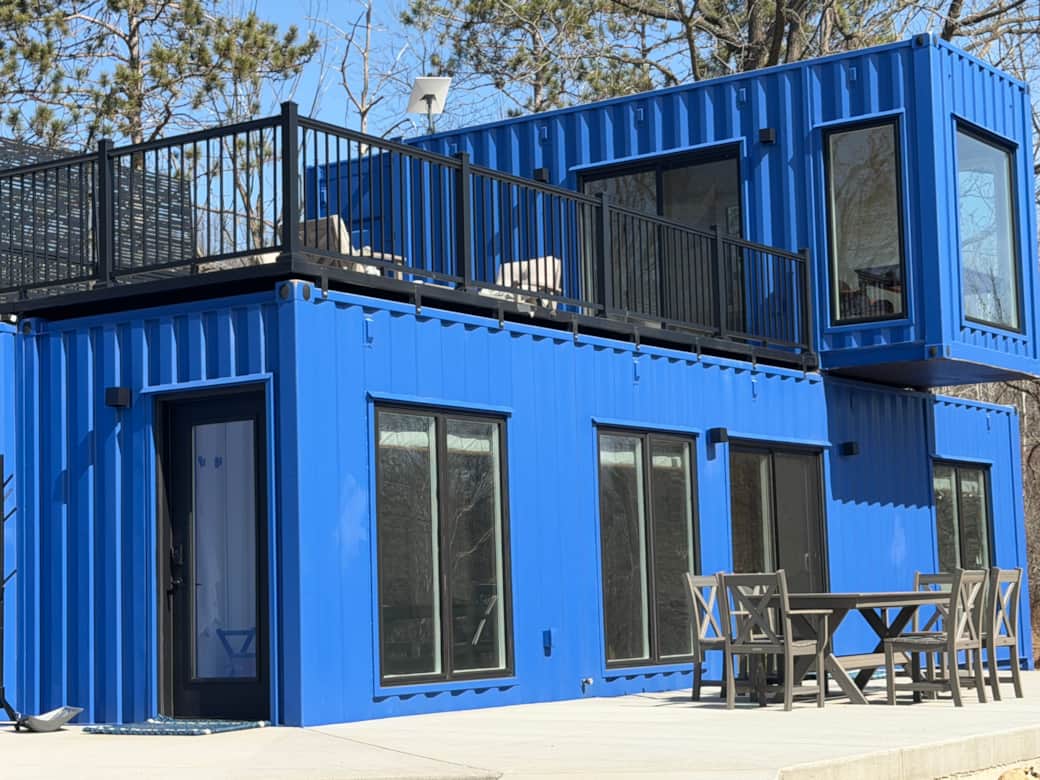 Entrance and patio