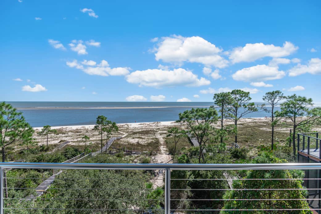 View from top floor deck 