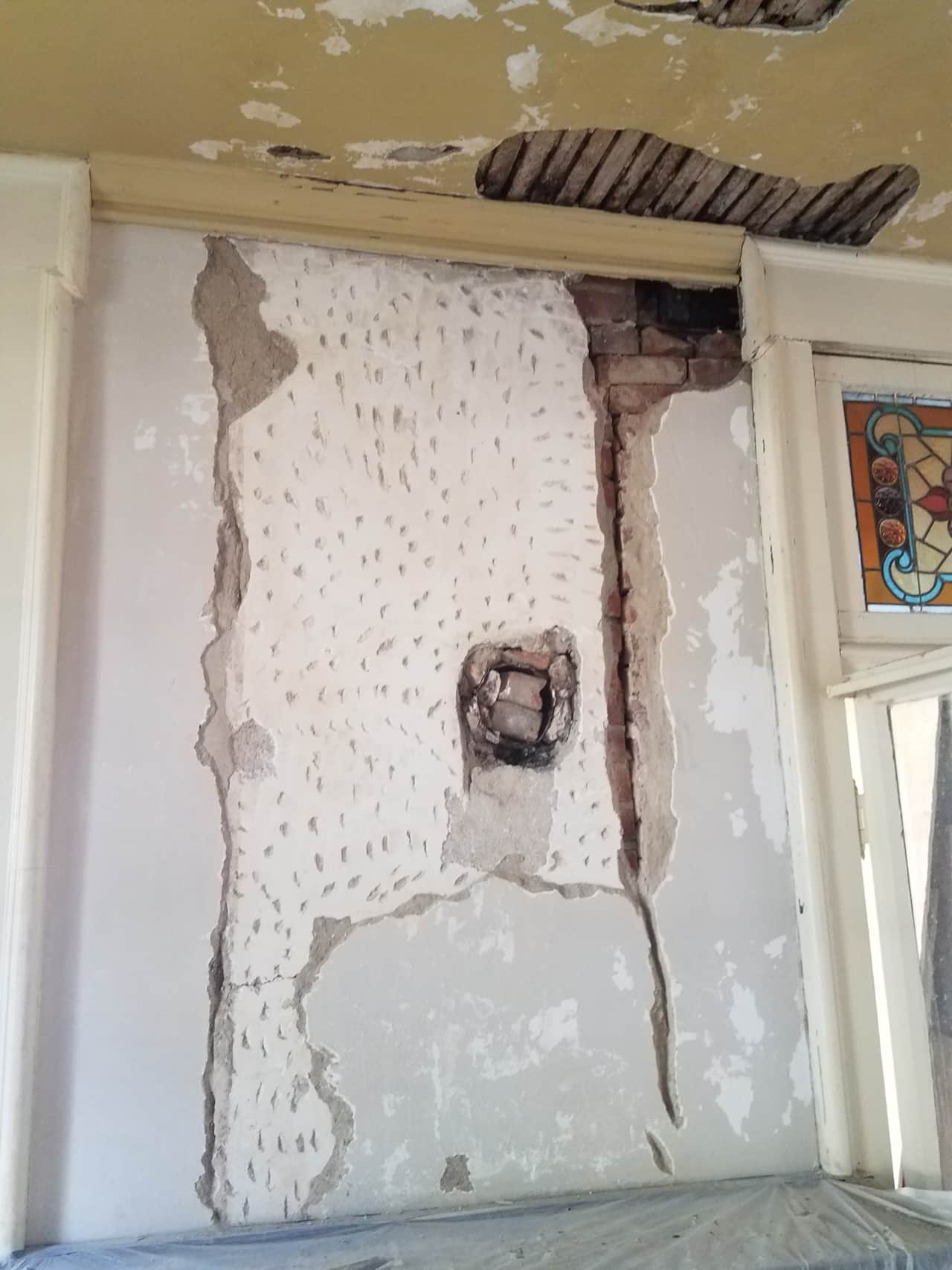 Plaster restoration