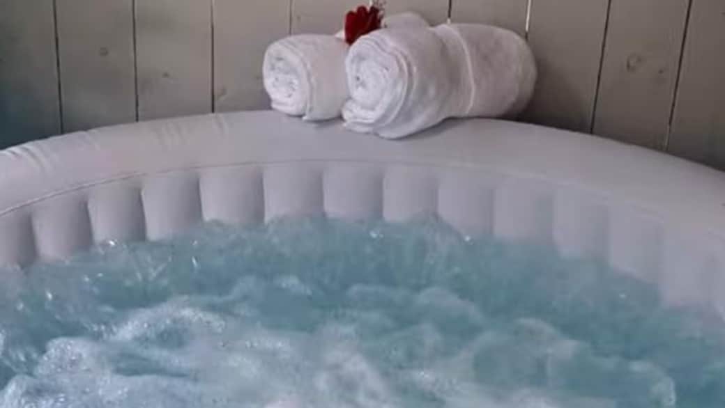 Hot Tub With Bubbles