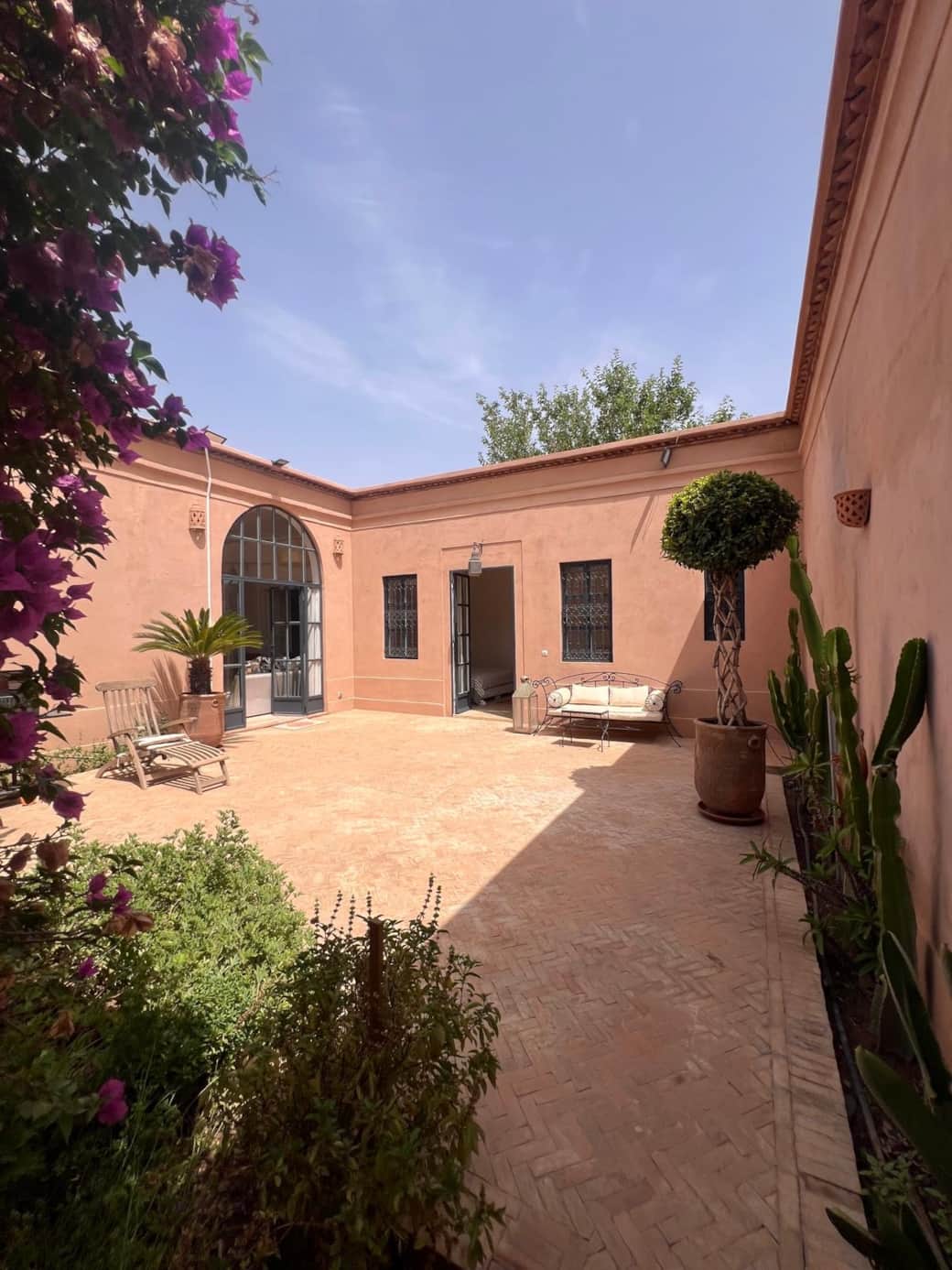 Villa volubilis marrakech entree