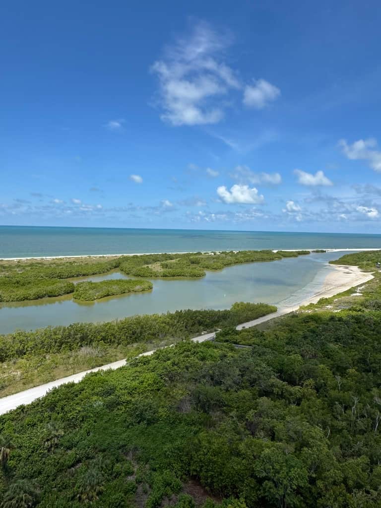 Overlooking Tigertail beach