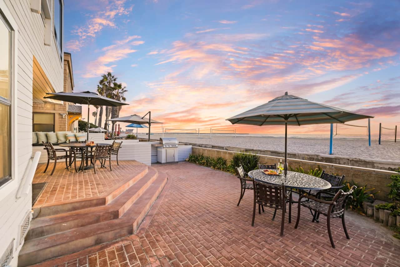 Beachfront Patio with Stunning Sunset Views