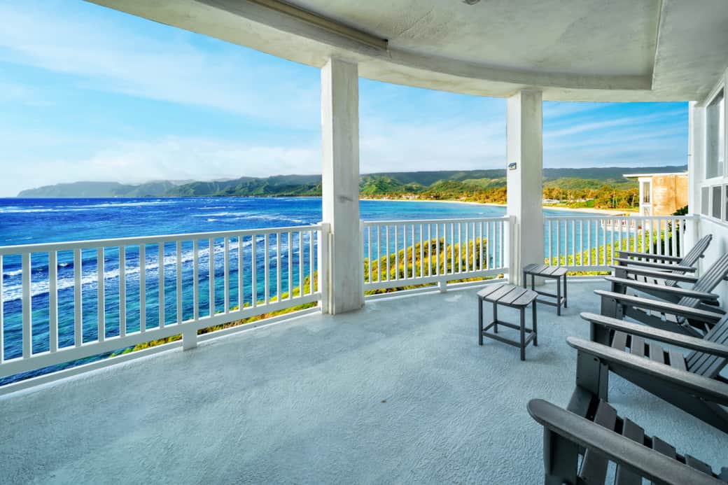 The view from our greatroom's outdoor lanai