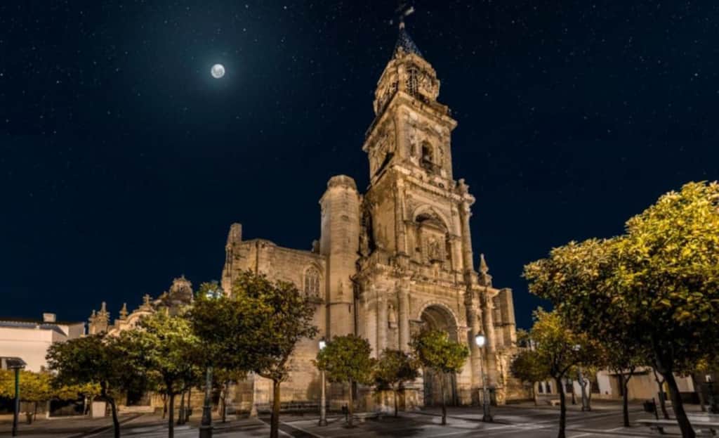 Fachada de la Iglesia de San Miguel en Jerez