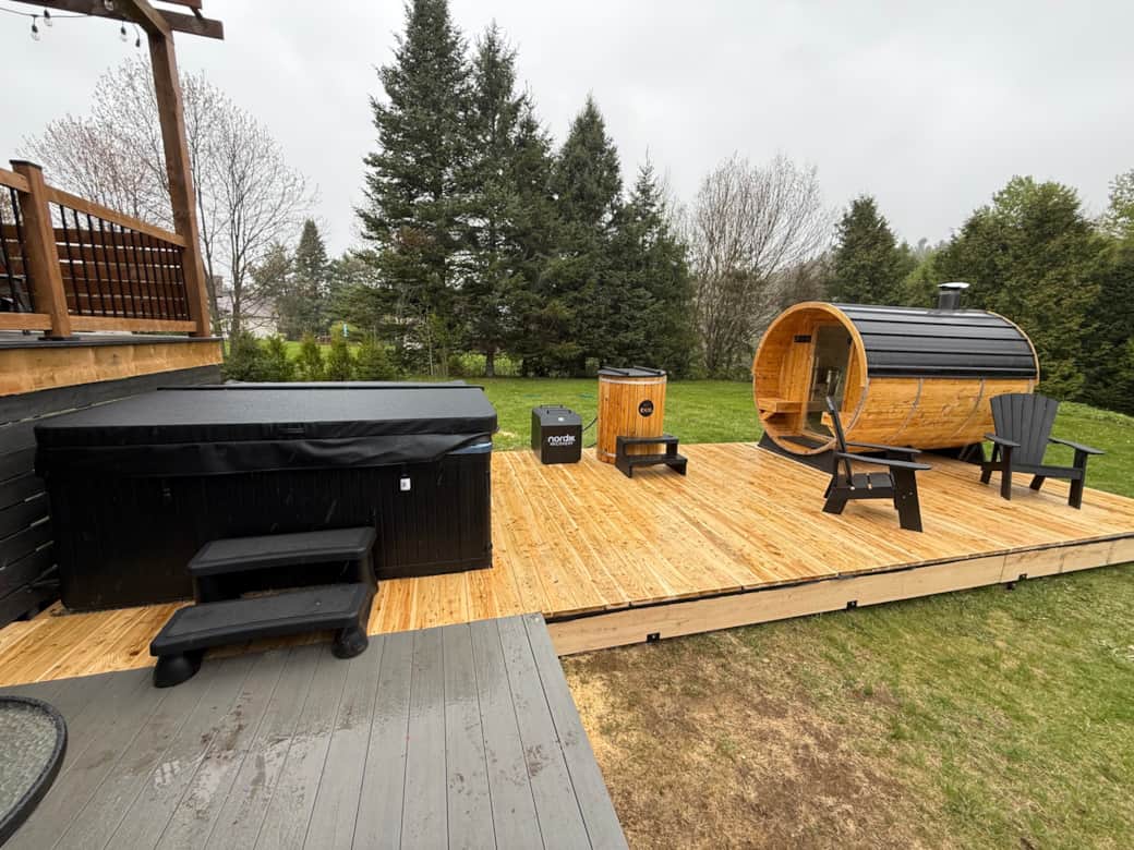 Espace thermal en été avec nouveau balcon