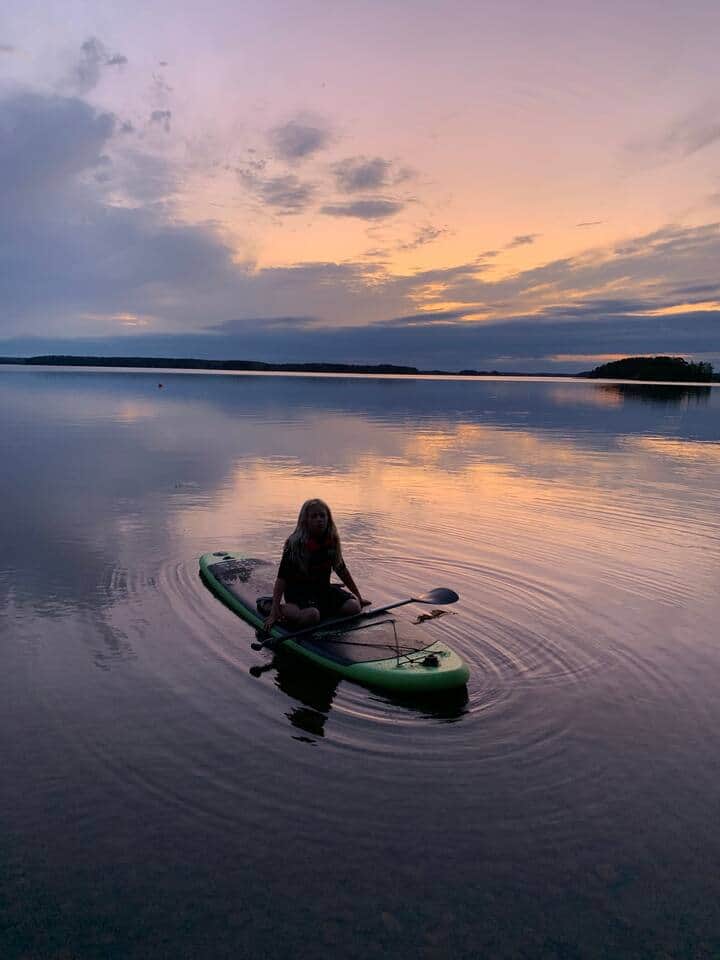 Lake and Paddleboarding