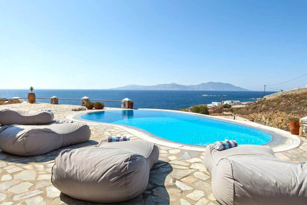 Private pool with stunning views