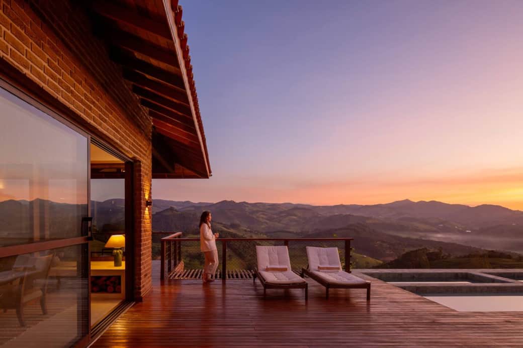 Vista da piscina
