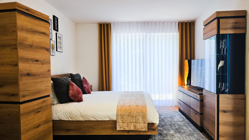 Frensdorf apartments a2 wohnzimmer schalfzimmer 1