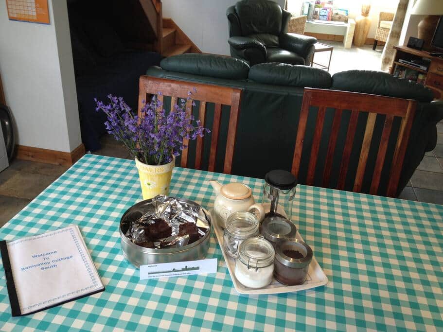 A welcome tray is always there to greet you with home made cakes or biscuits every time! A welcome tray is always there to greet you with home made cakes or biscuits every time!