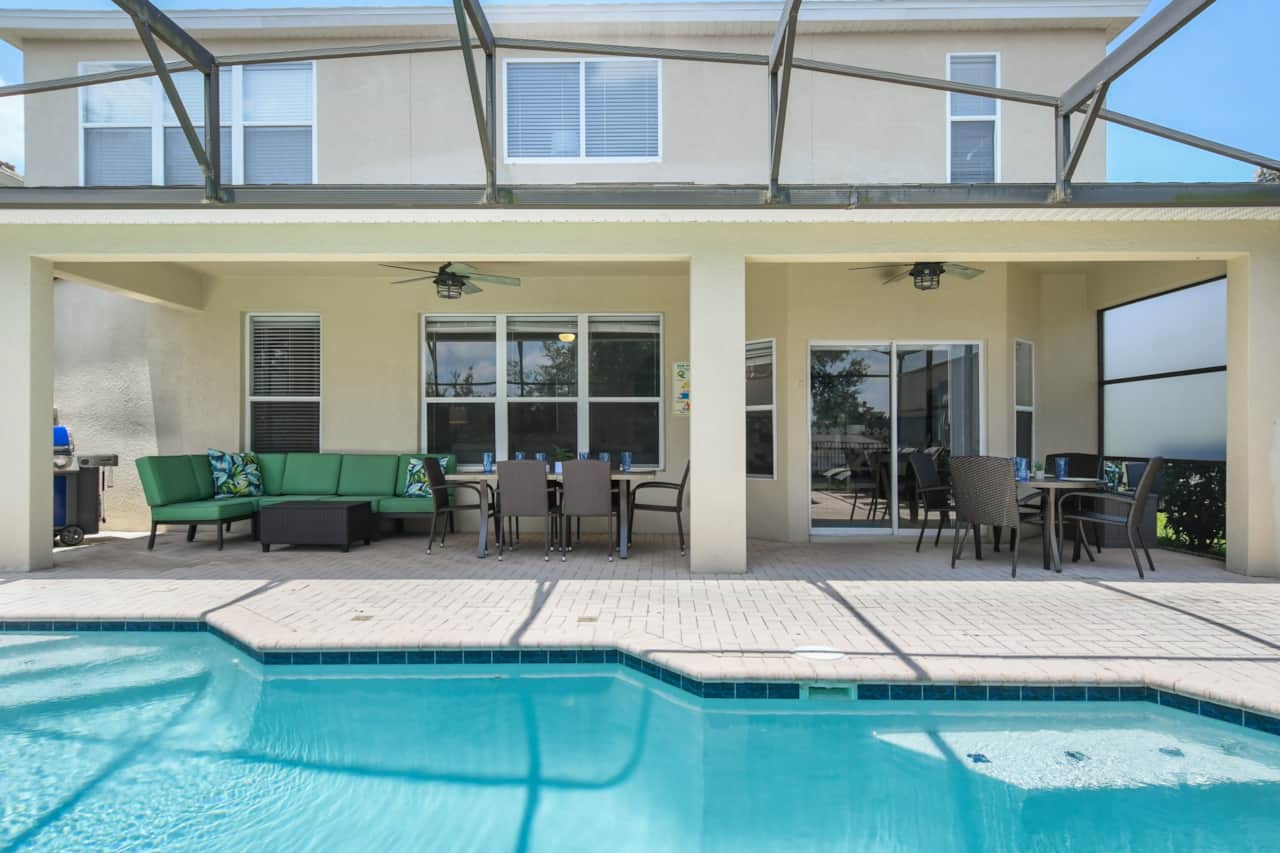 Wonderfully private pool and lanai