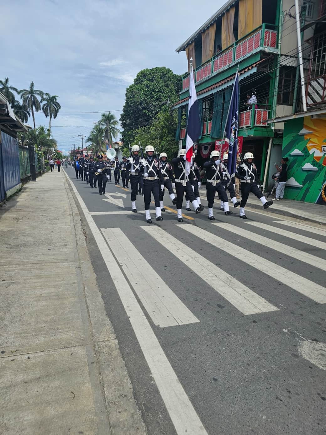 Cultural celebrations in Bocas Town, Panama — parades, music, and Independence Day events bring vibrant energy to this colorful Caribbean island community.

