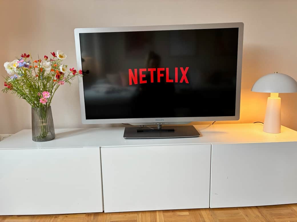 Wohnzimmer Netflix