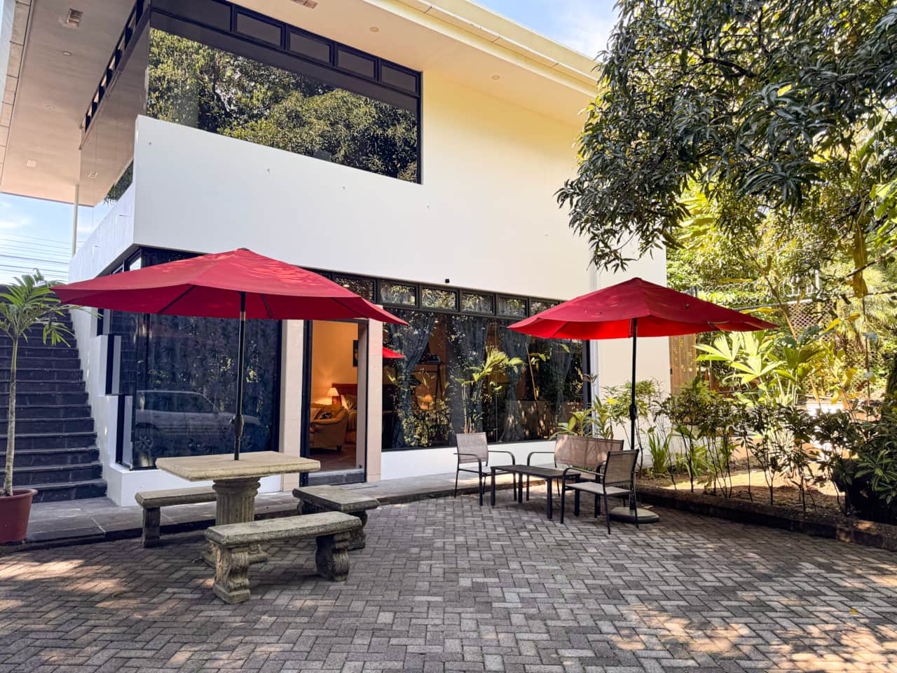 OUTDOOR AREA AND PARKING