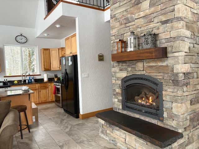 Kitchen Fireplace