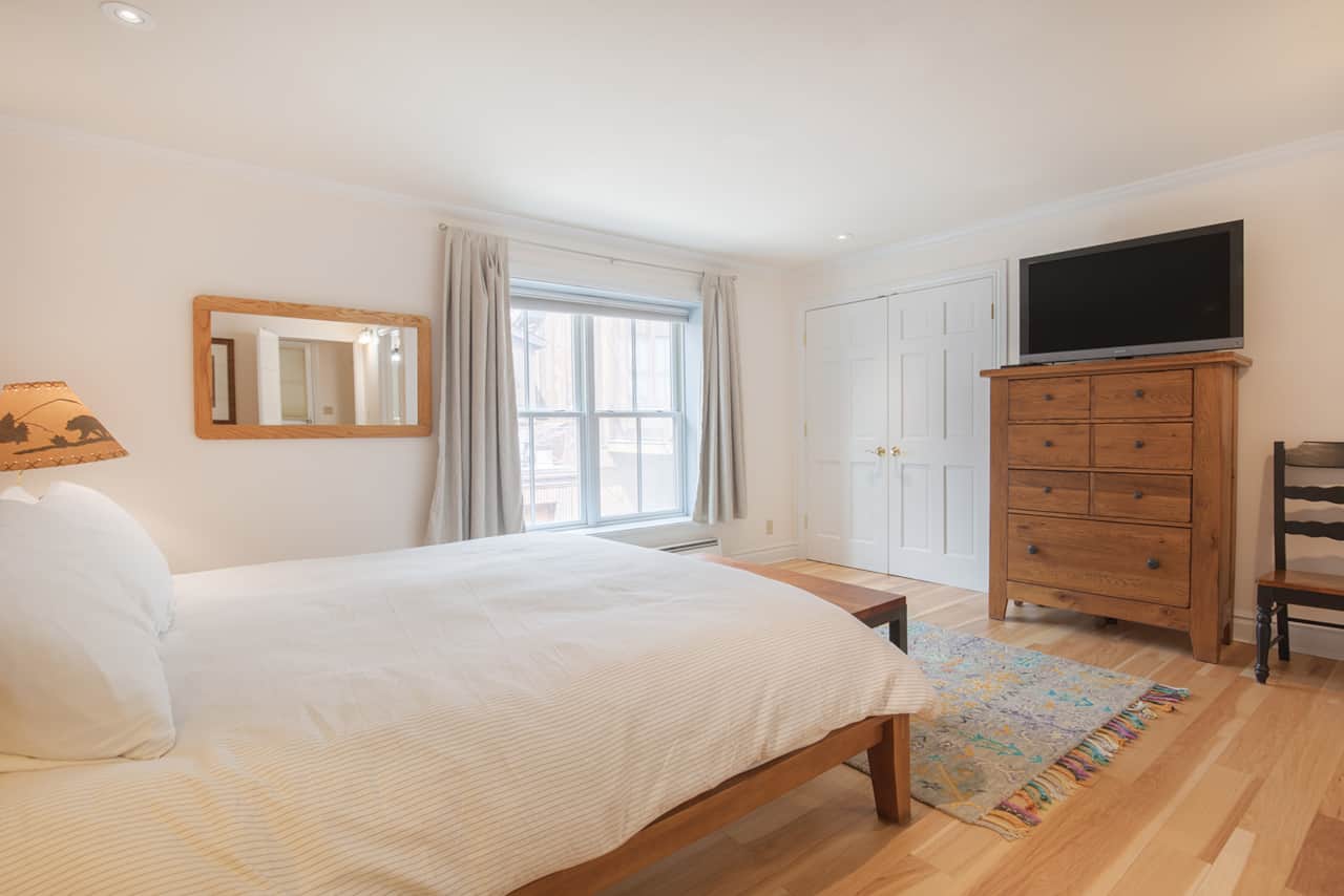 Wood floors and lots of light!