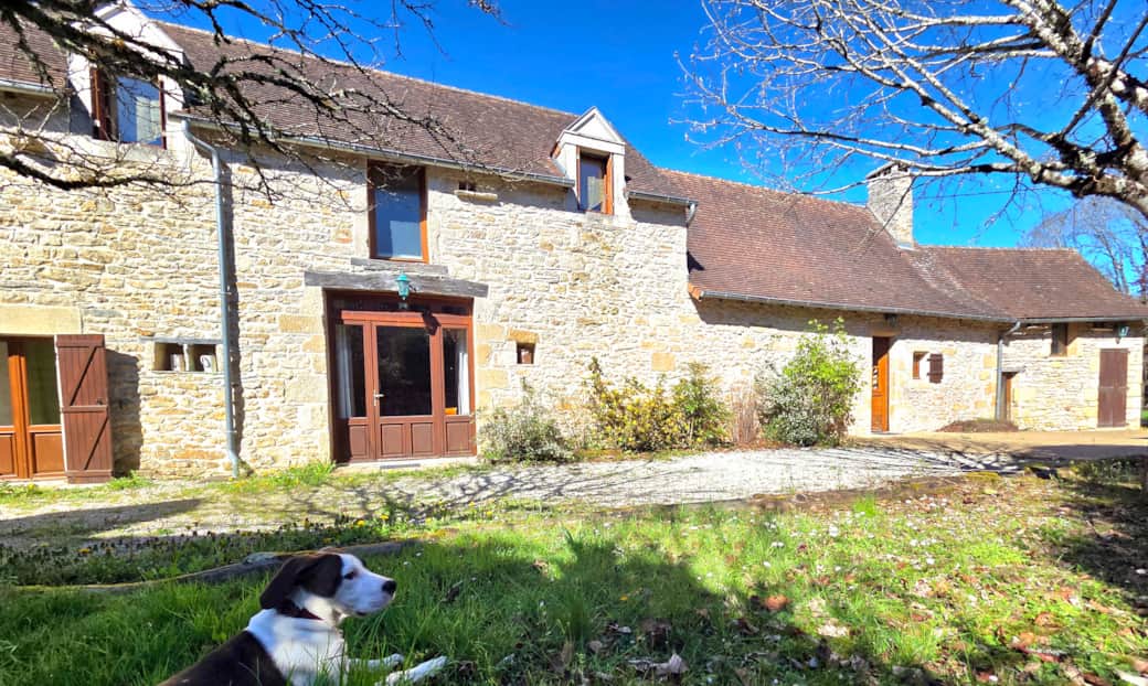 Un matin de printemps à la longère