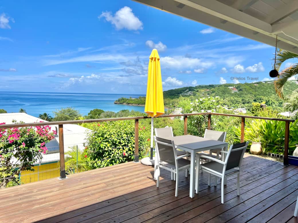 Vue sur la mer des Caraïbes