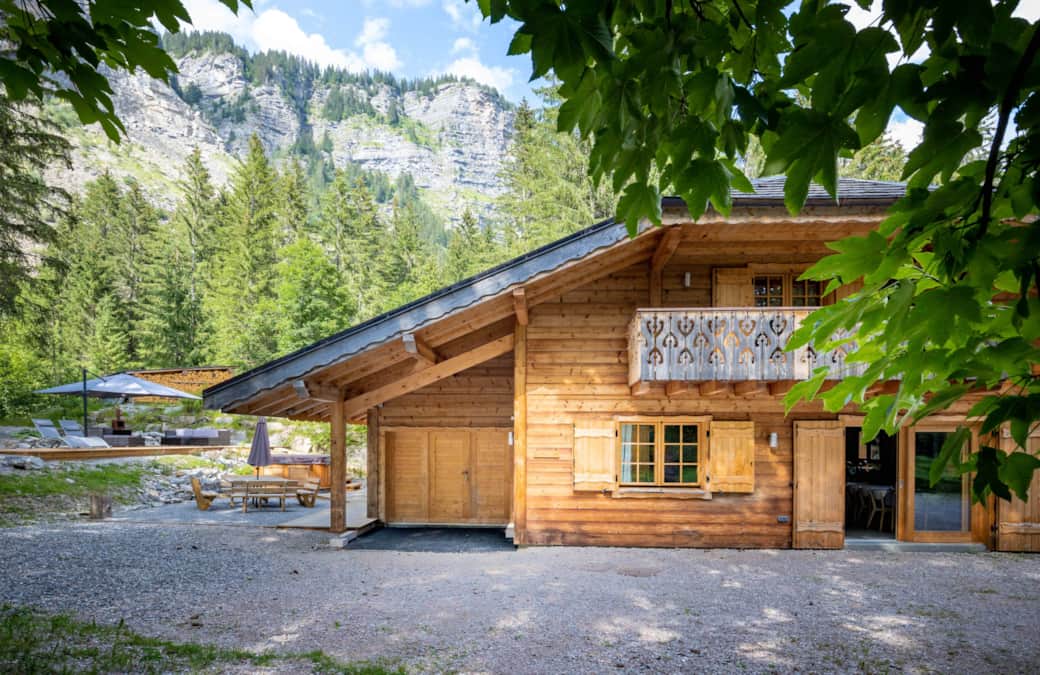 Chalet in summer