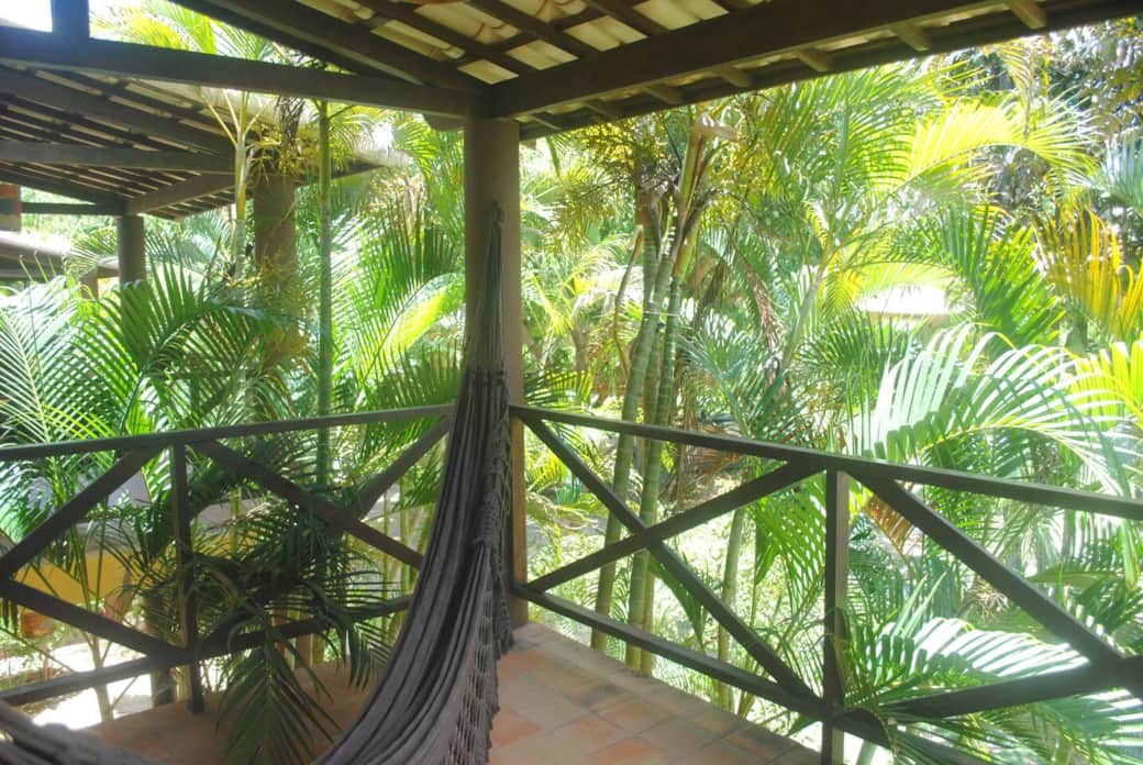 Balcony with hammock