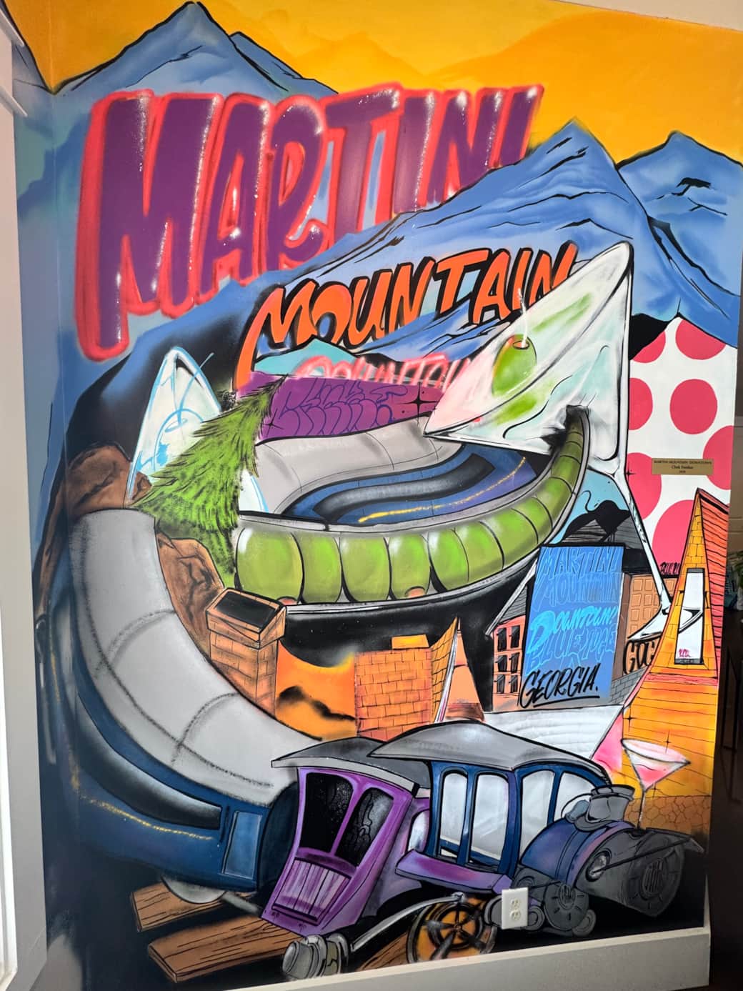 Martini Mountain Mural