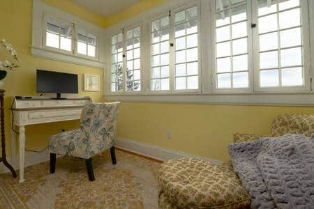 Sunny, dedicated office space.