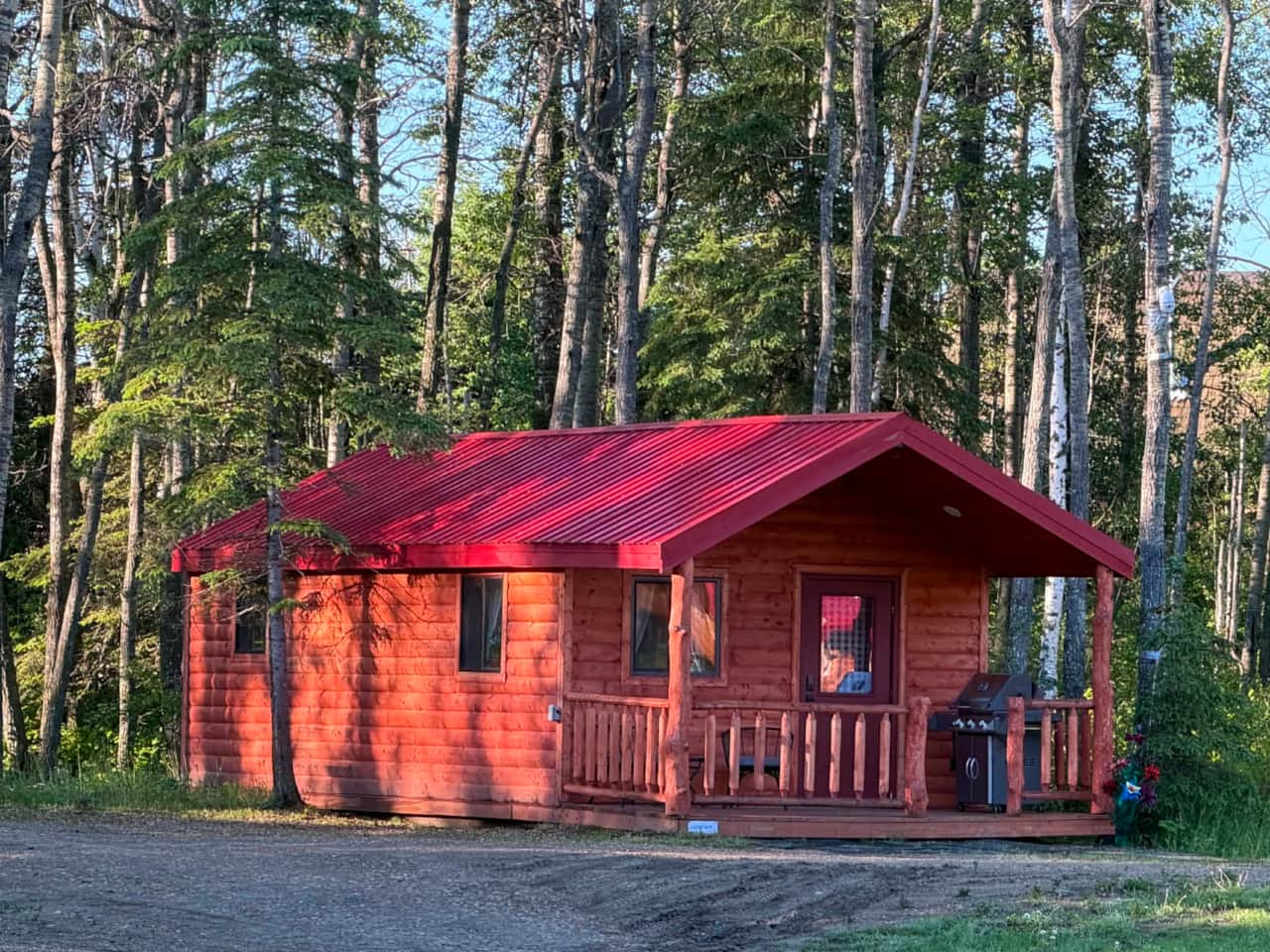 Longhorn cabin exterior