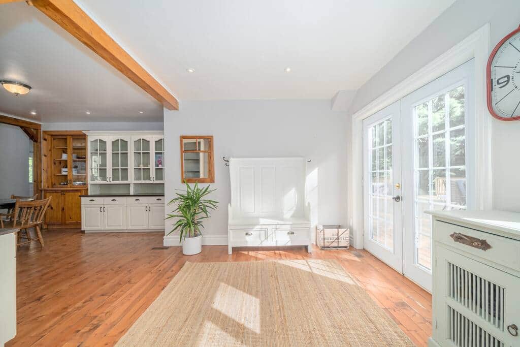Entrance/vestibule area as you walk into the farmhouse