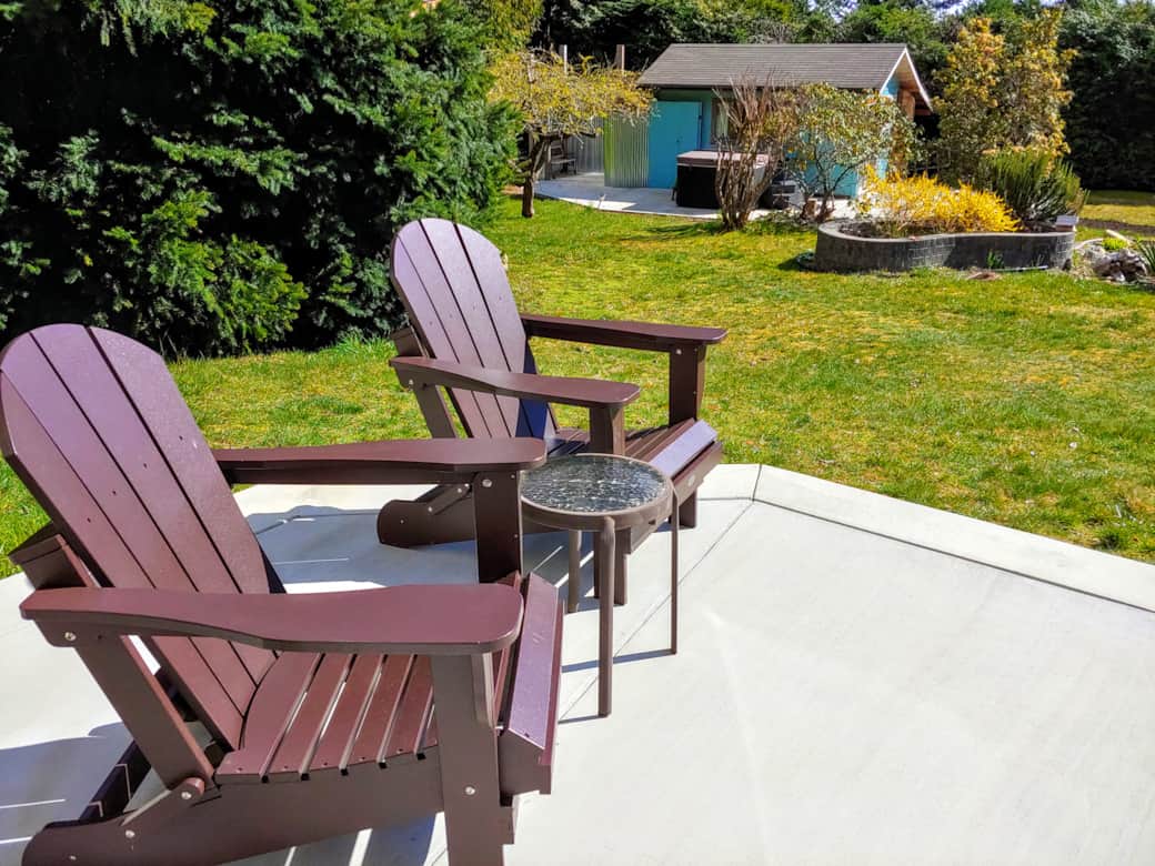 Garden patio