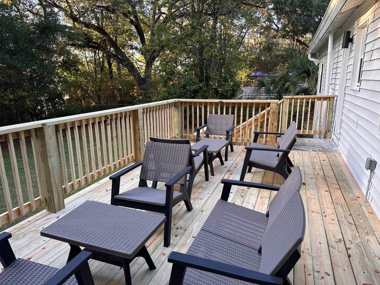 Great deck space 