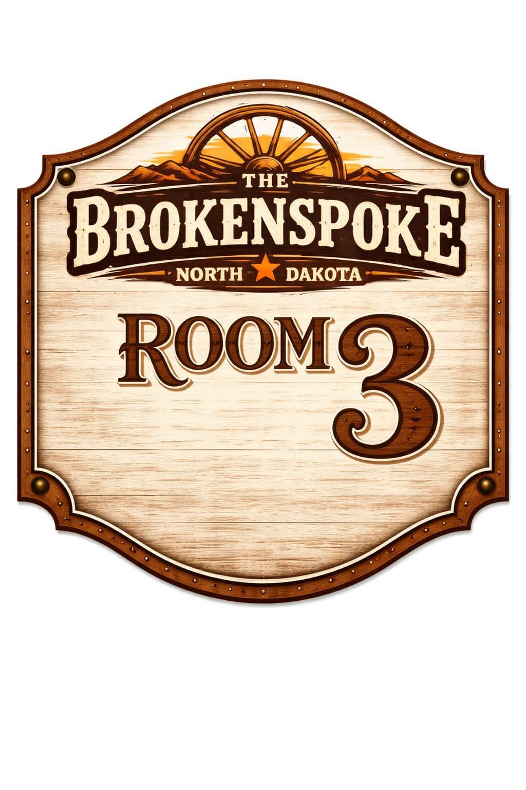 Room 3 sign