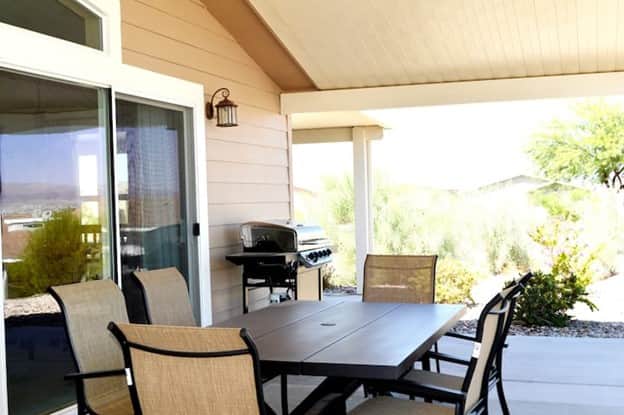 Patio with Table & BBQ Patio with Table & BBQ