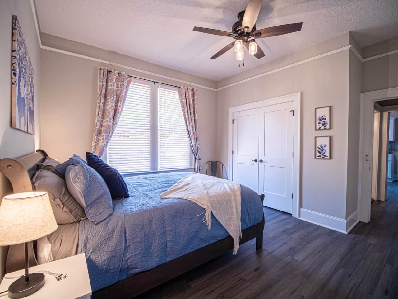 Enjoy our Tastefully Decorated Bedroom