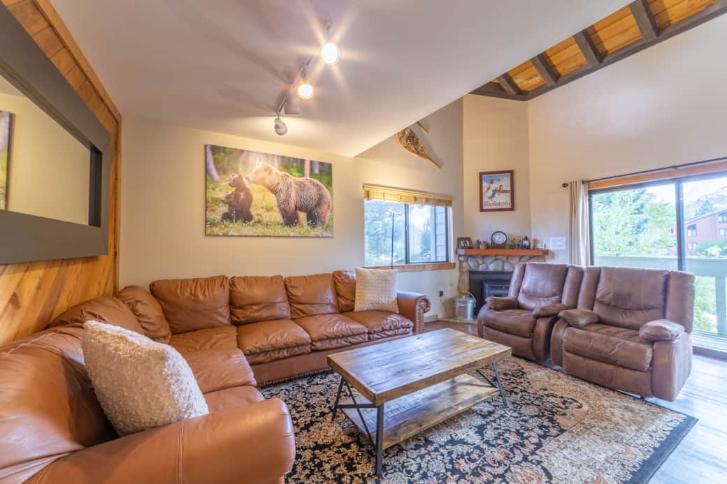 Spacious living room