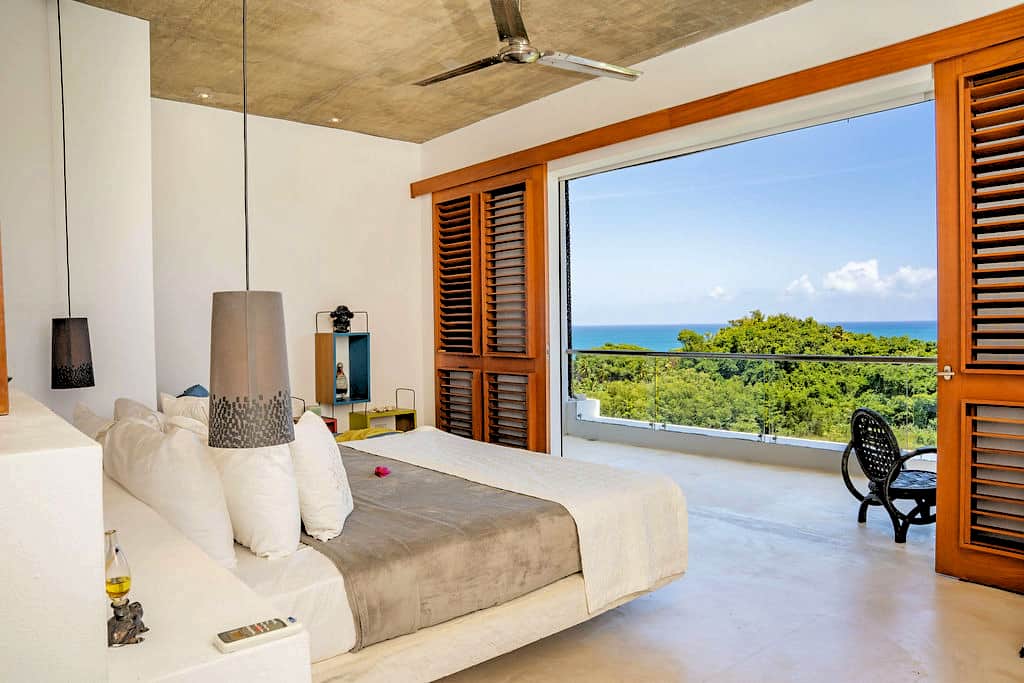 Master bedroom ocean view