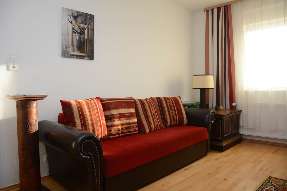 Schlafcouch im Wohnzimmer