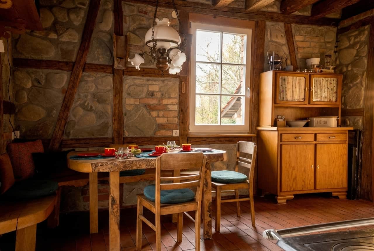 Rustico Küche/Esszimmer 1