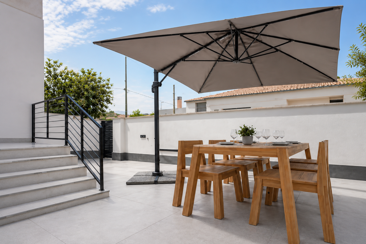 Via fontana outside terrace outdoor furniture olbia