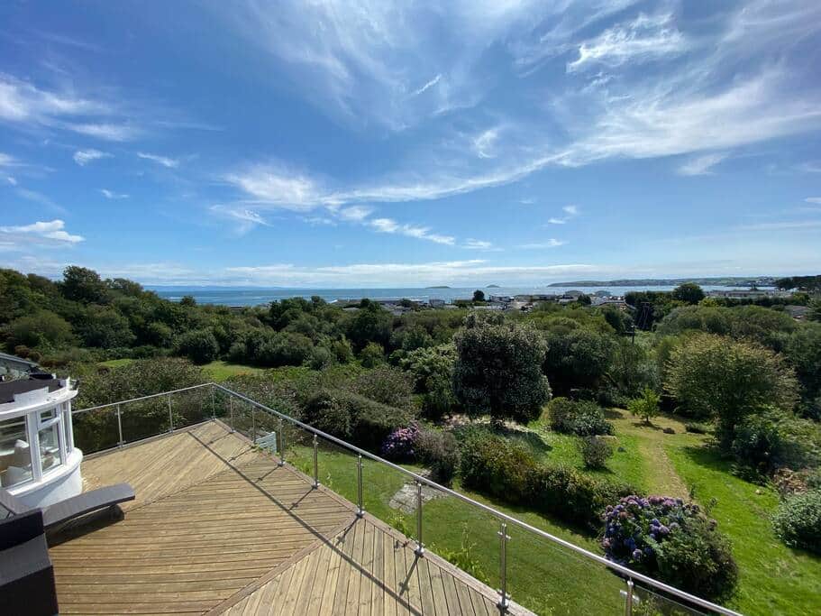 Sea views from the balcony 