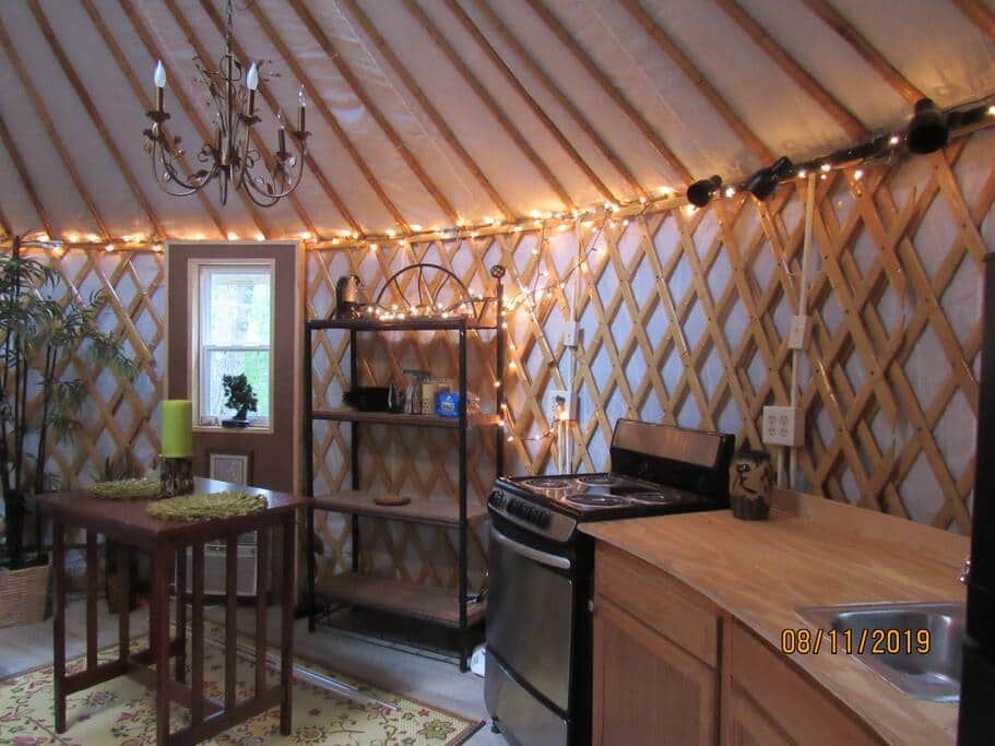 Yurting on the Canoochee River Yurt Vacation Home in Evans County