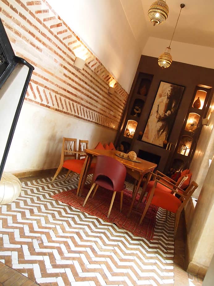 Riad Magellan salle à manger interieur