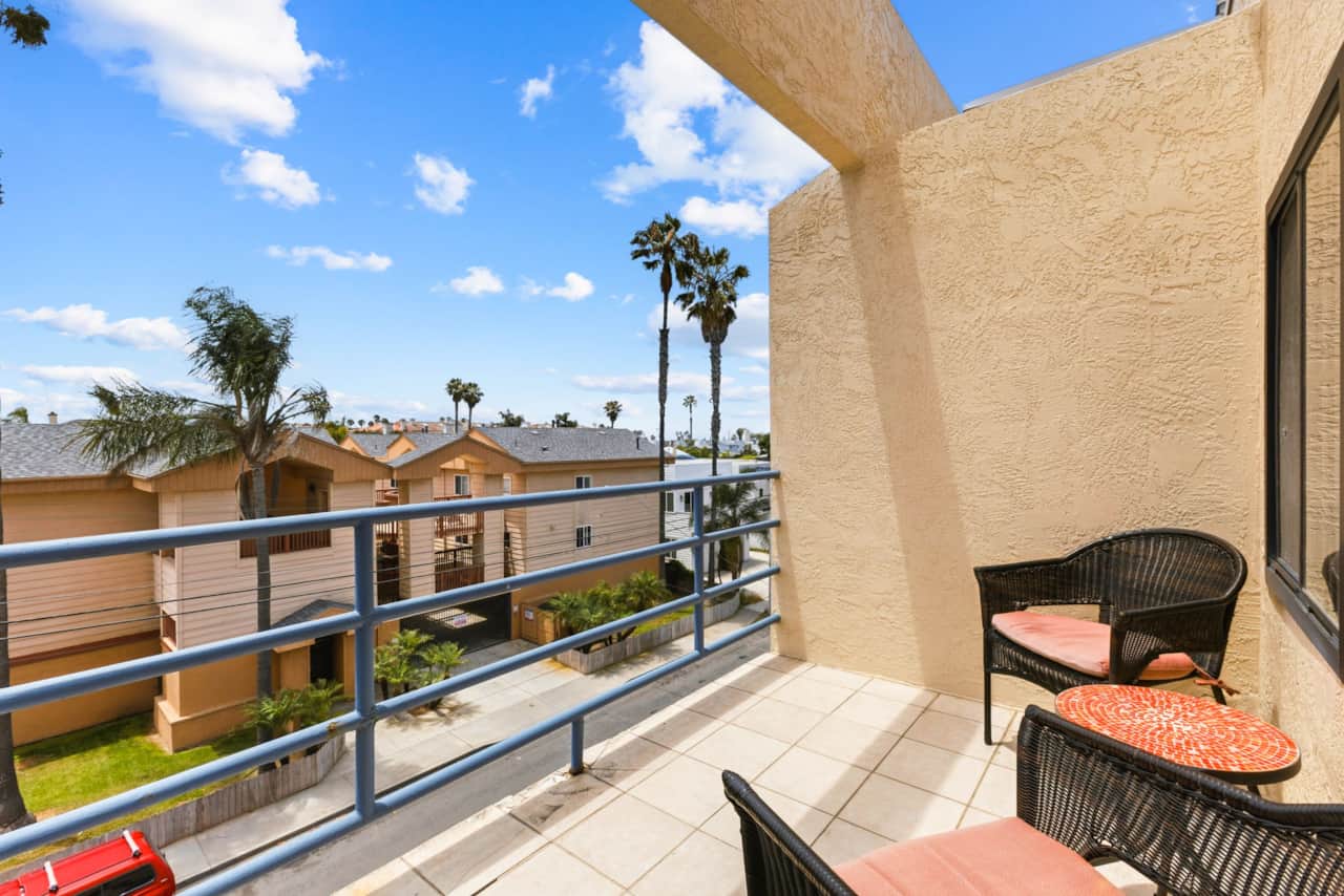 Balcony with Views & Seating Area