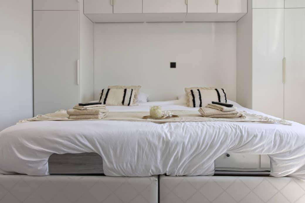 Lit double kingsize de la maison