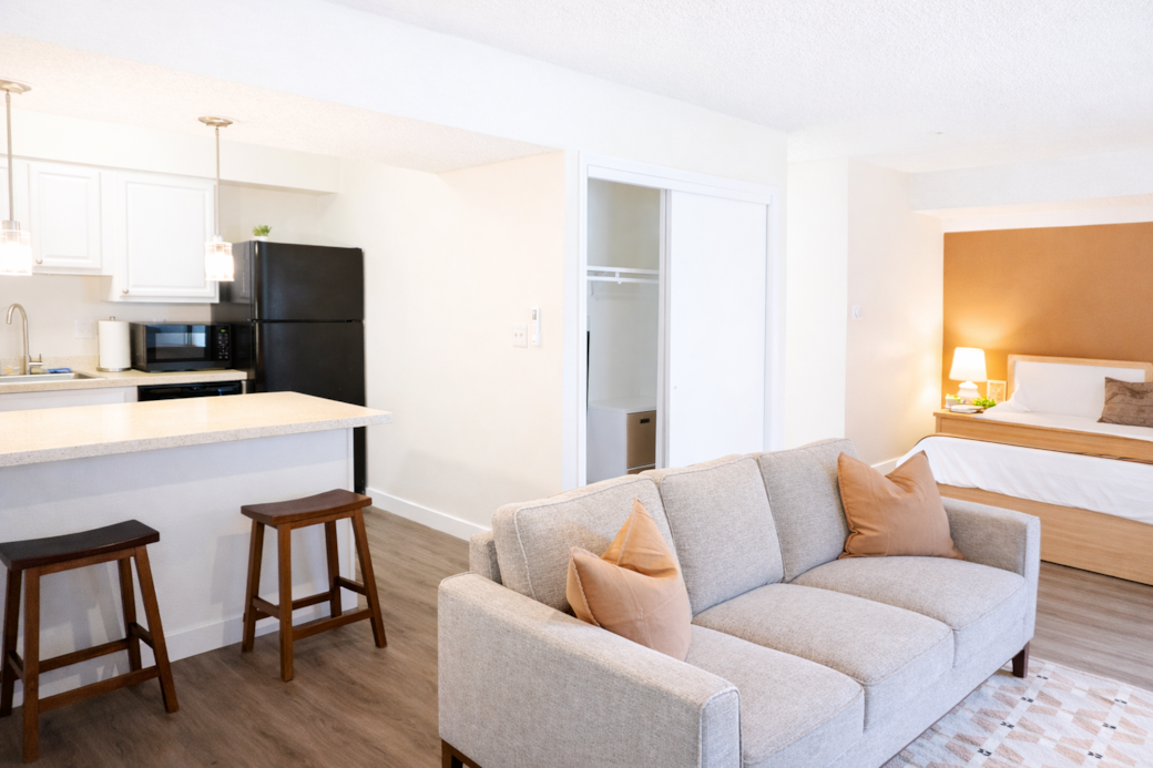 Comfortable studio, perfect for your city stay.