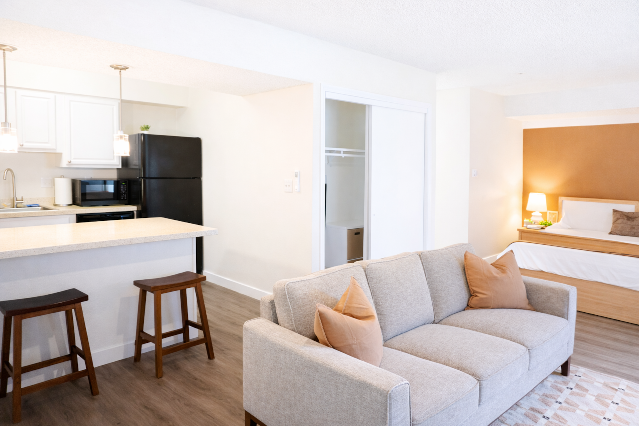Comfortable studio, perfect for your city stay.