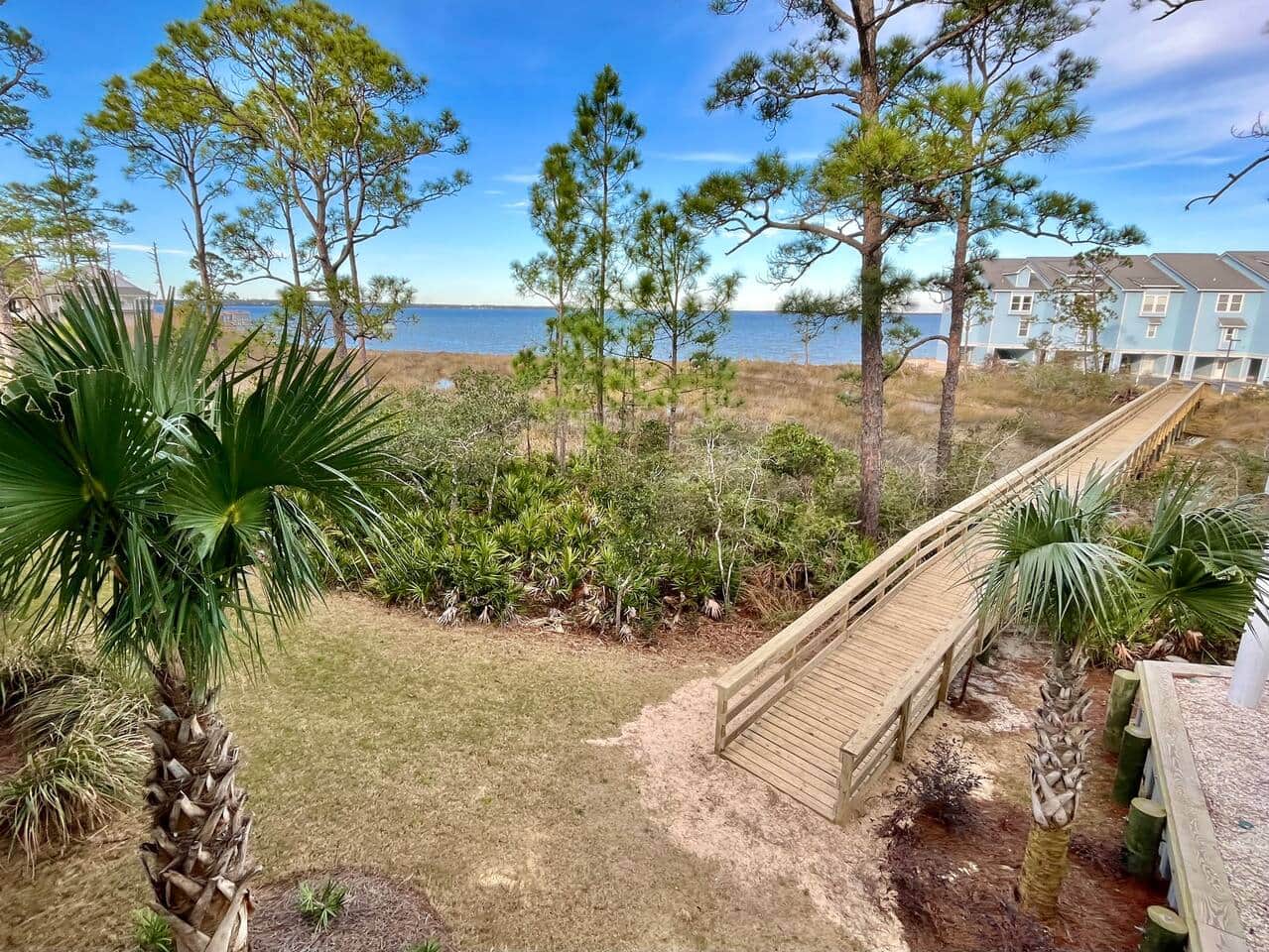 Board walk connecting Phase 1 & Phase 2 of Innerarity Townhomes. 